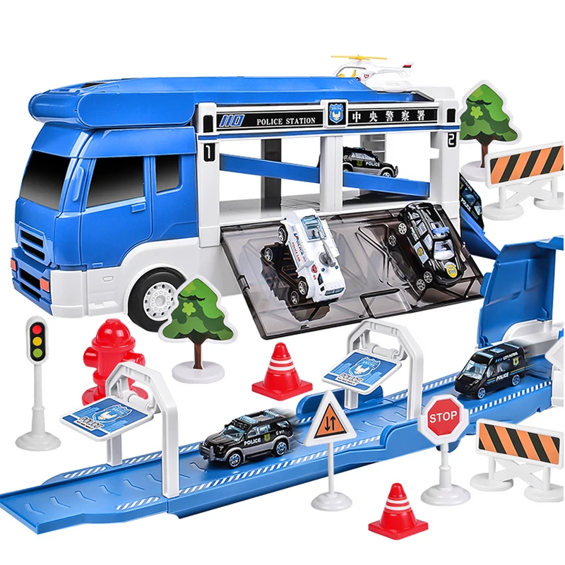 QWZ New Music Simulation Track Inertia Truck Parking Lot Children's Toy Catapult Rail Car Helicopter Large Size For Kids Gift
QWZ New Music Simulation Track Inertia Truck Parking Lot Children's Toy Catapult Rail Car Helicopter Large Size For Kids Gift