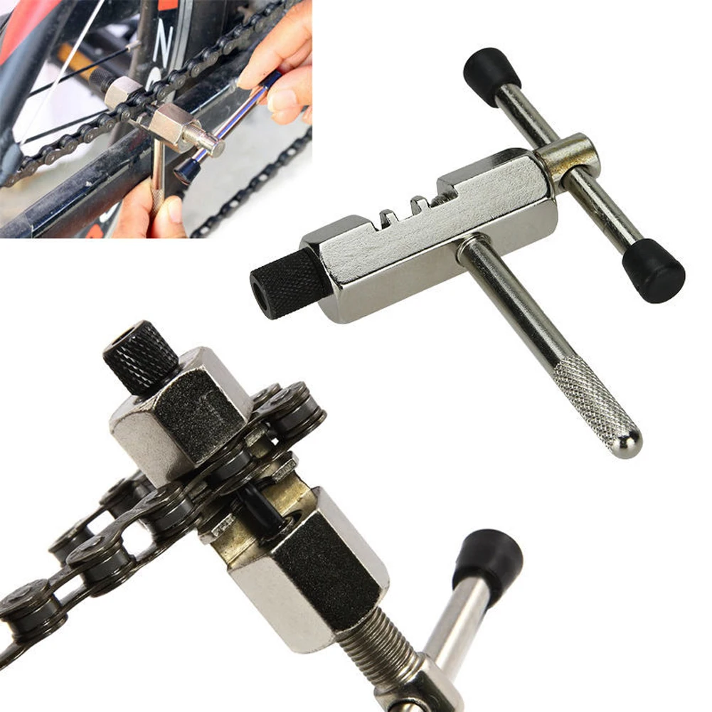 Stainless Steel Cycling Bike Chain Breaker Remover Pin Splitter Device Bicycle Rivet Extractor Cutter Removal Repair Accessories
Stainless Steel Cycling Bike Chain Breaker Remover Pin Splitter Device Bicycle Rivet Extractor Cutter Removal Repair Accessories