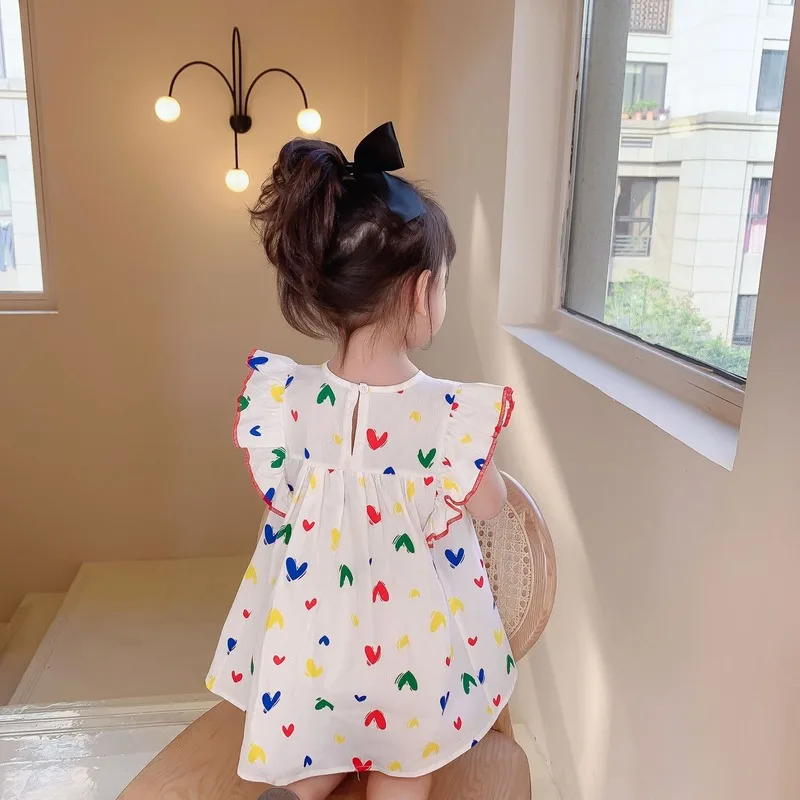 Girls dress 2021 children's summer new arrival dress flying sleeve princess dress baby girl clothing
Girls dress 2021 children's summer new arrival dress flying sleeve princess dress baby girl clothing