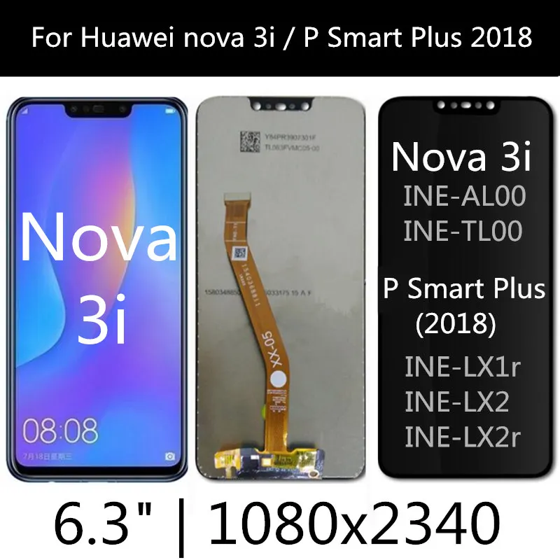 Для Huawei P Smart плюс INE-LX1 LX2, ЖК-дисплей, сенсорный экран, дигитайзер, для сборки, для Huawei Nova 3i INE-AL00 INE-TL00 с ЖК-дисплеем
Для Huawei P Smart плюс INE-LX1 LX2, ЖК-дисплей, сенсорный экран, дигитайзер, для сборки, для Huawei Nova 3i INE-AL00 INE-TL00 с ЖК-дисплеем