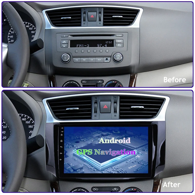 9 Inch 2 Din Android 10.0 Car MP5 Player Stereo Radio 2+16GB Wifi Bluetooth GPS Navigation for Nissan Sylphy 2012-2018
9 Inch 2 Din Android 10.0 Car MP5 Player Stereo Radio 2+16GB Wifi Bluetooth GPS Navigation for Nissan Sylphy 2012-2018