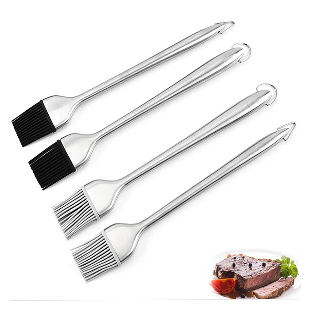 BBQ Basting Brush with Stainless Steel Handles Silicone Cooking Barbecue Grill Brush Pastry Oil Brush Sauce Basting Brush
BBQ Basting Brush with Stainless Steel Handles Silicone Cooking Barbecue Grill Brush Pastry Oil Brush Sauce Basting Brush