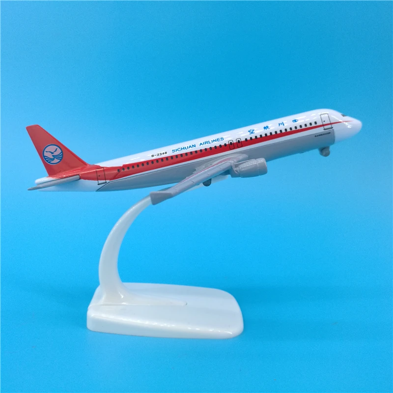 16 см 1:400 масштаб Китай Сычуань Airbus A320 модель самолета Металл литье под давлением