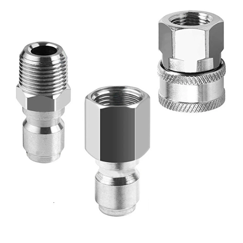 High Pressure Washer Car Washing Water Lance 3/8 NPT Male Female Quick Connector Stainless Steel High-Quality Materials
High Pressure Washer Car Washing Water Lance 3/8 NPT Male Female Quick Connector Stainless Steel High-Quality Materials