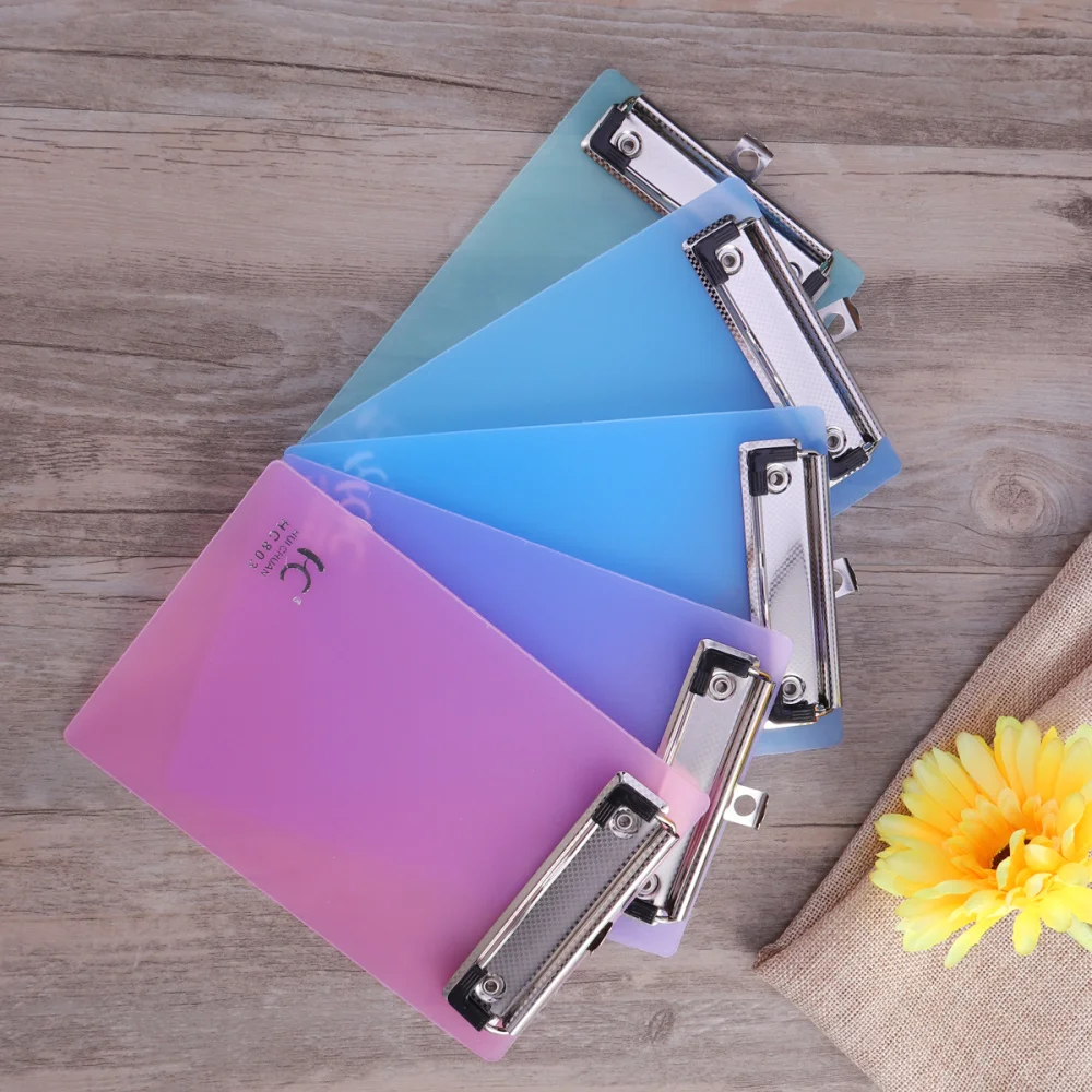 5 Pack Mini Transparent Clipboard Tiny A6 Clip Boards Colourful Clipboard Memo Size Low Profile Clip (Random Color)
5 Pack Mini Transparent Clipboard Tiny A6 Clip Boards Colourful Clipboard Memo Size Low Profile Clip (Random Color)