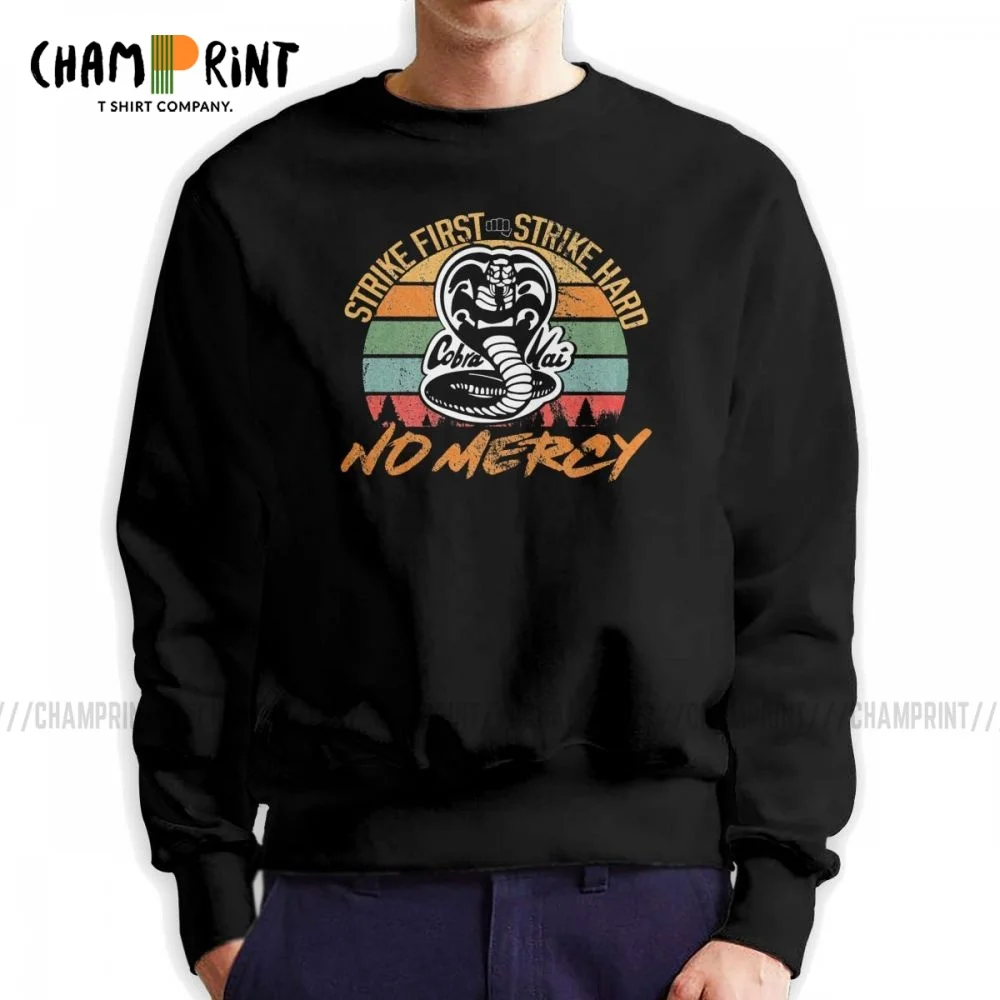 Cobra Kai Vintage Man Hoodies Awesome Cotton Snake Karate Dojo Anime Sweatshirts Crew Neck High Quality Pullover Tops
Cobra Kai Vintage Man Hoodies Awesome Cotton Snake Karate Dojo Anime Sweatshirts Crew Neck High Quality Pullover Tops