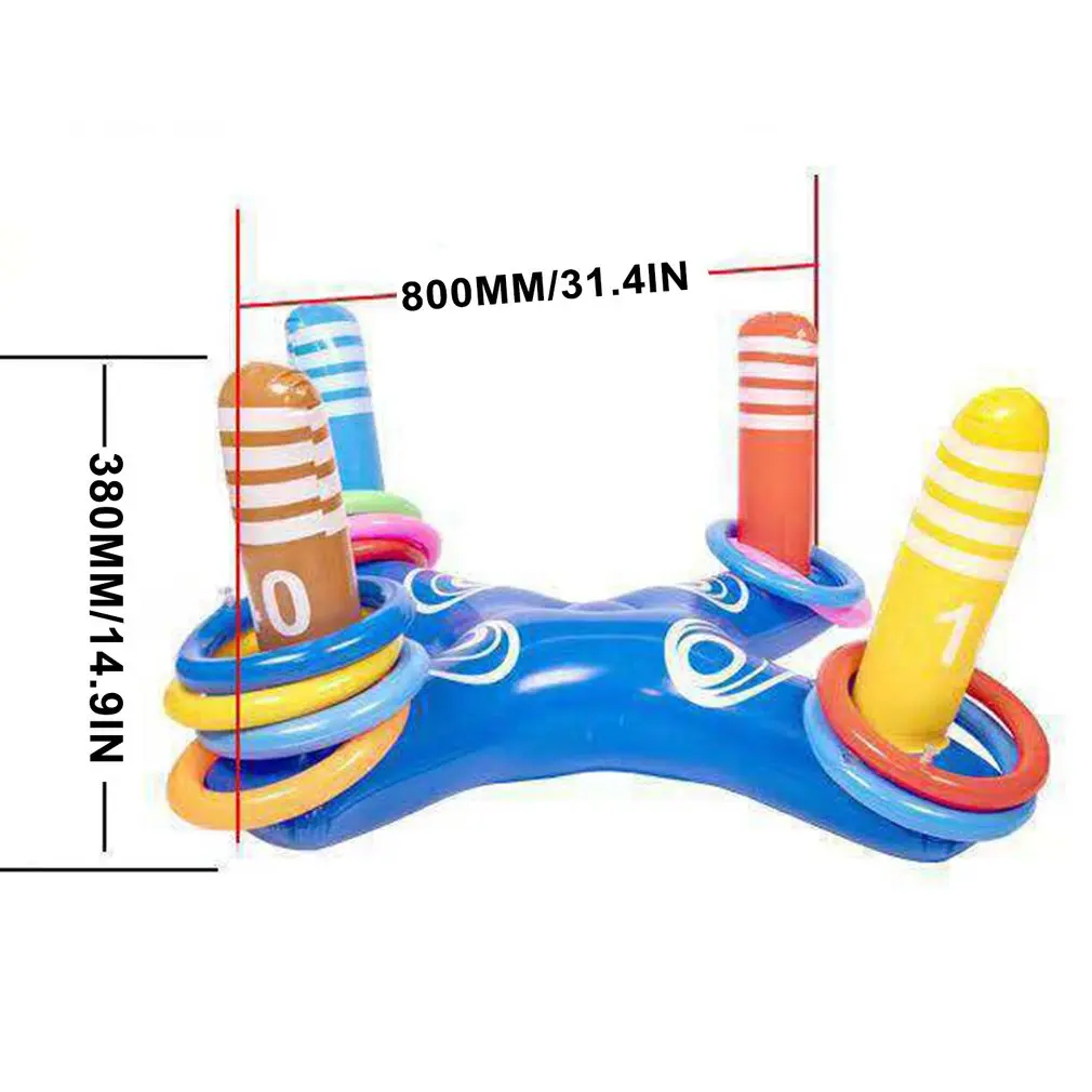 Summer Inflatable Cross Ring Toss Pool Game Toys Floating Swimming Pool Ring With Rings For Kids Adults Pool Party Games
Summer Inflatable Cross Ring Toss Pool Game Toys Floating Swimming Pool Ring With Rings For Kids Adults Pool Party Games