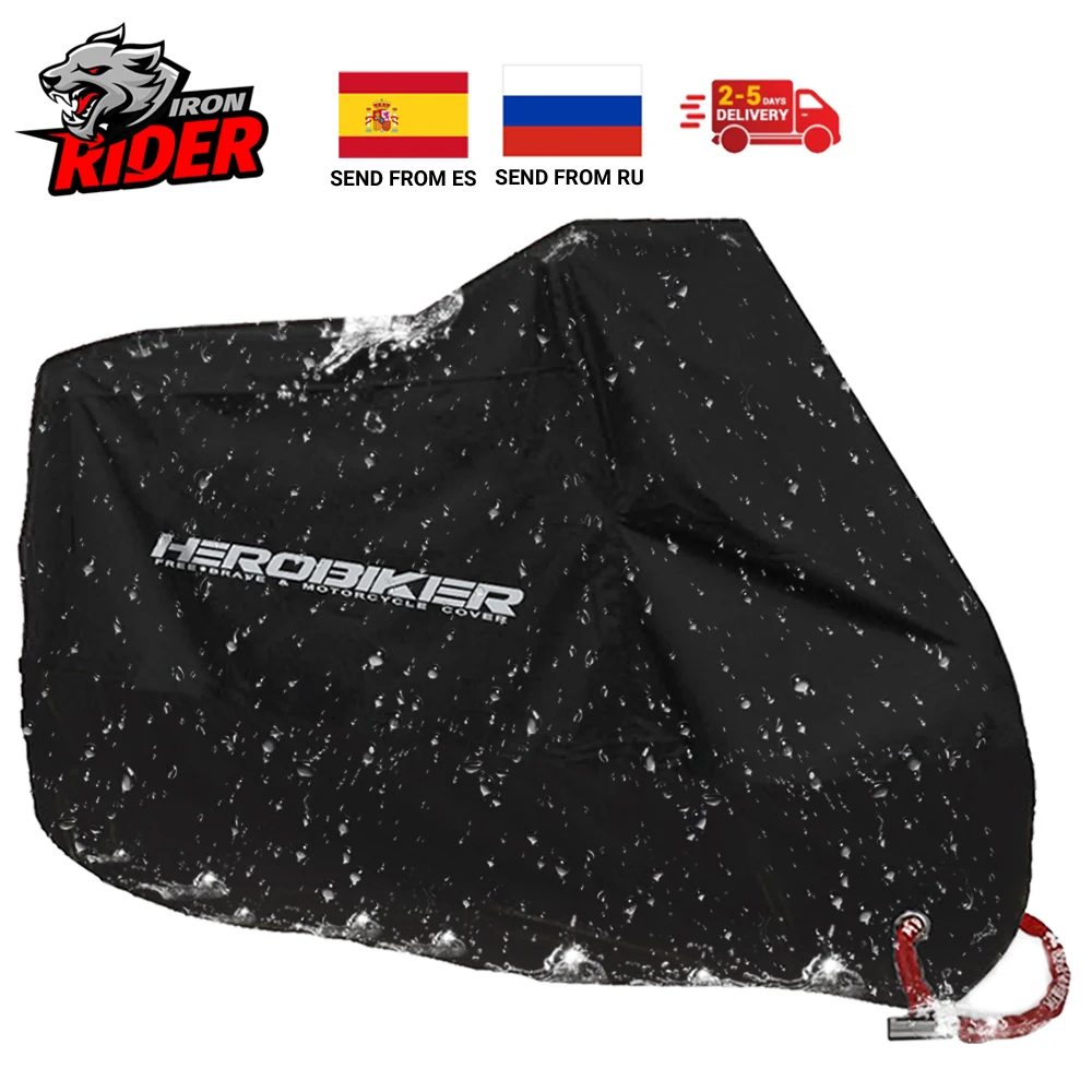 Motorcycle Cover Motorcycle Waterproof Cover Rain Proof Waterproof Outdoor Coat Uv Protector Bike Rain Dustproof Covers Scooter 
Motorcycle Cover Motorcycle Waterproof Cover Rain Proof Waterproof Outdoor Coat Uv Protector Bike Rain Dustproof Covers Scooter