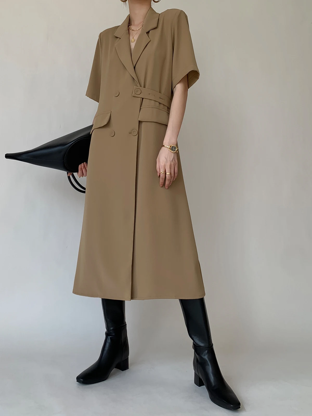 HESAPP Long Summer sobretudo feminino Thin Short Sleeve Windbreaker Jacket Women's Loose Belt Coat Jacket Long Dress casaco
HESAPP Long Summer sobretudo feminino Thin Short Sleeve Windbreaker Jacket Women's Loose Belt Coat Jacket Long Dress casaco