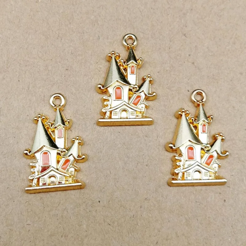 5PC New Ghost house Castle pendant accessories Earrings Necklace Pendant handmade DIY Christmas gifts
5PC New Ghost house Castle pendant accessories Earrings Necklace Pendant handmade DIY Christmas gifts