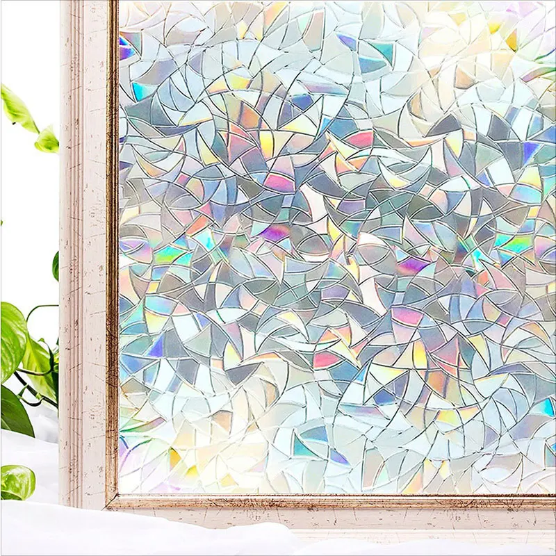 3D Rainbow Effect Window Film Stained Glass Vinyl Self Adhesive Film Static Privacy Clings UV Protective Window Sticker for Home
3D Rainbow Effect Window Film Stained Glass Vinyl Self Adhesive Film Static Privacy Clings UV Protective Window Sticker for Home