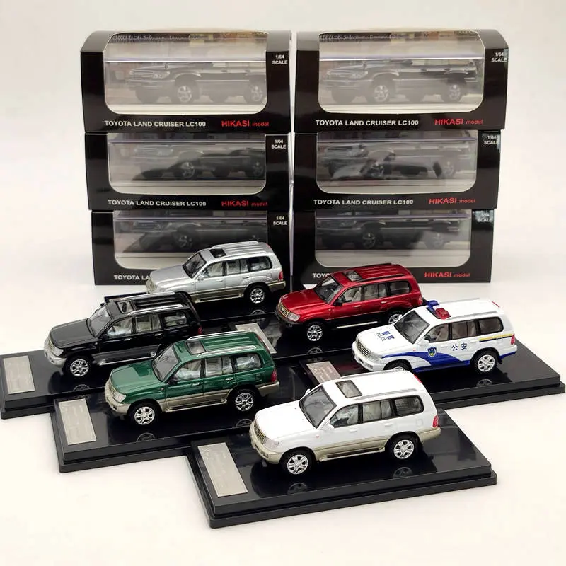 HIKASI 1/64 для T-ta Land Cruiser LC100 V8 VXR лимитированная коллекция литых моделей автомобилей