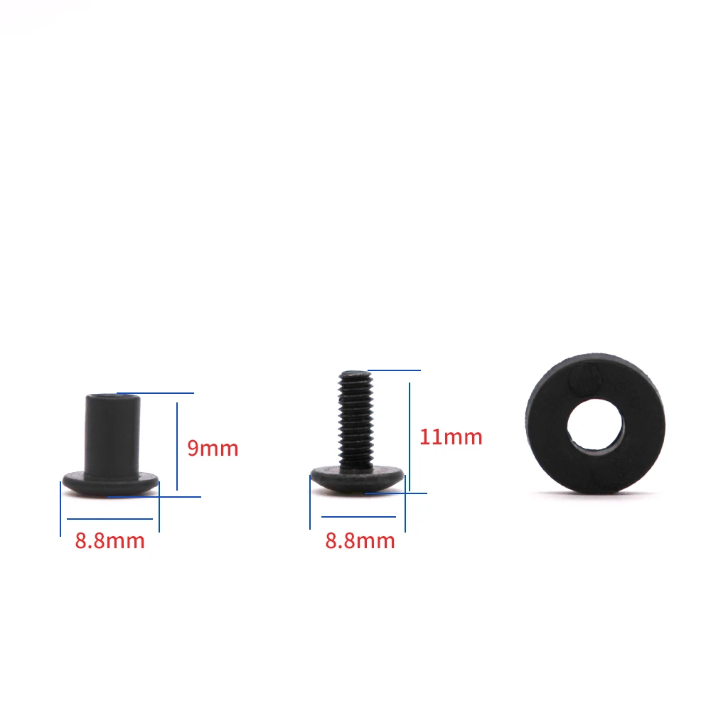 A 24PCS black cross head Chicago screw rubber washer custom Kydex gun blade holster mounting hardware component
A 24PCS black cross head Chicago screw rubber washer custom Kydex gun blade holster mounting hardware component