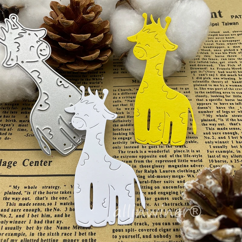 Lovely giraffe Allinwiner Metal Cutting Dies DIY Scrapbooking Album Paper Cards Decorative Crafts Embossing Die Cuts Handmade 
Lovely giraffe Allinwiner Metal Cutting Dies DIY Scrapbooking Album Paper Cards Decorative Crafts Embossing Die Cuts Handmade