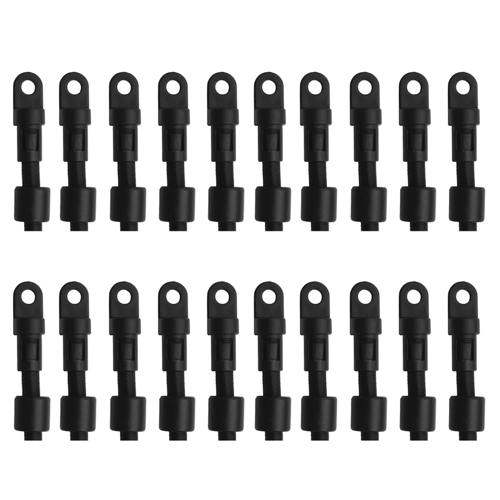 20-Piece Pack - Nylon Black Expander Rope Rubber Rope Spanner Rope Buckle Cord Lock - Kayak Boat Deck Accessory
20-Piece Pack - Nylon Black Expander Rope Rubber Rope Spanner Rope Buckle Cord Lock - Kayak Boat Deck Accessory