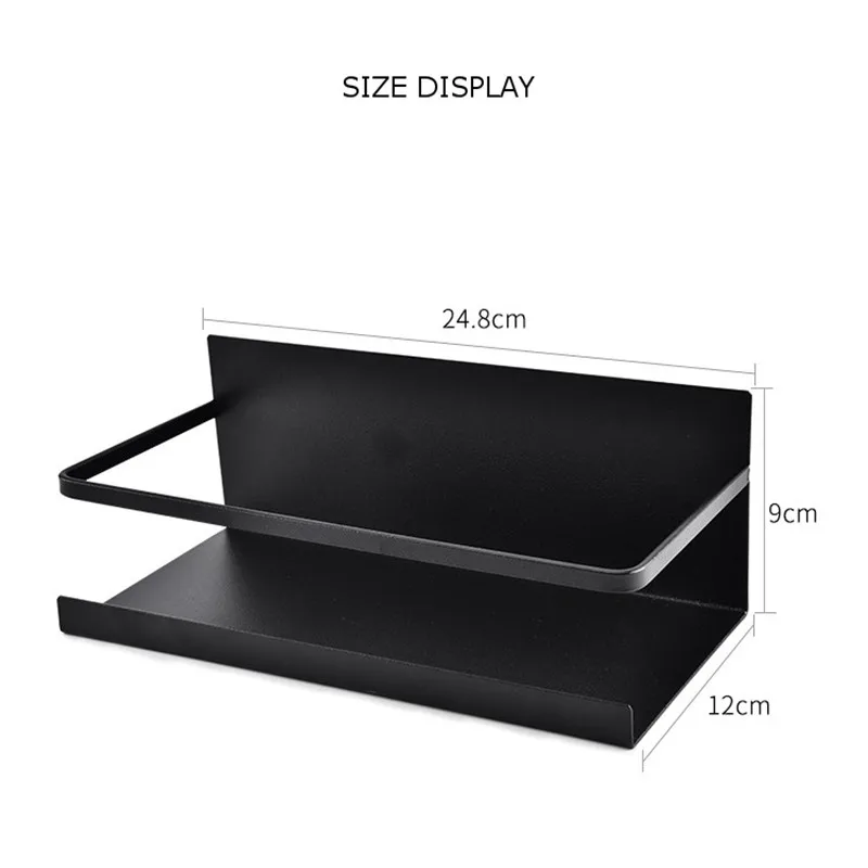 Magnetic Refrigerator Shelf Side Mount Rack Multifunctional Single Layer Kitchen Storage Rack Organizer Metal Fridge Spice Rack
Magnetic Refrigerator Shelf Side Mount Rack Multifunctional Single Layer Kitchen Storage Rack Organizer Metal Fridge Spice Rack
