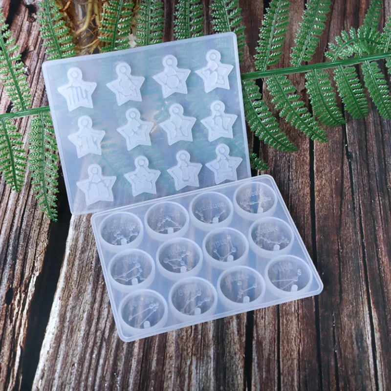 Diy Crystal Epoxy 12 Constellations Jewelry Fillings Pendant Silicone Mold Charms Handmade Necklace Mould Resin Craft
Diy Crystal Epoxy 12 Constellations Jewelry Fillings Pendant Silicone Mold Charms Handmade Necklace Mould Resin Craft