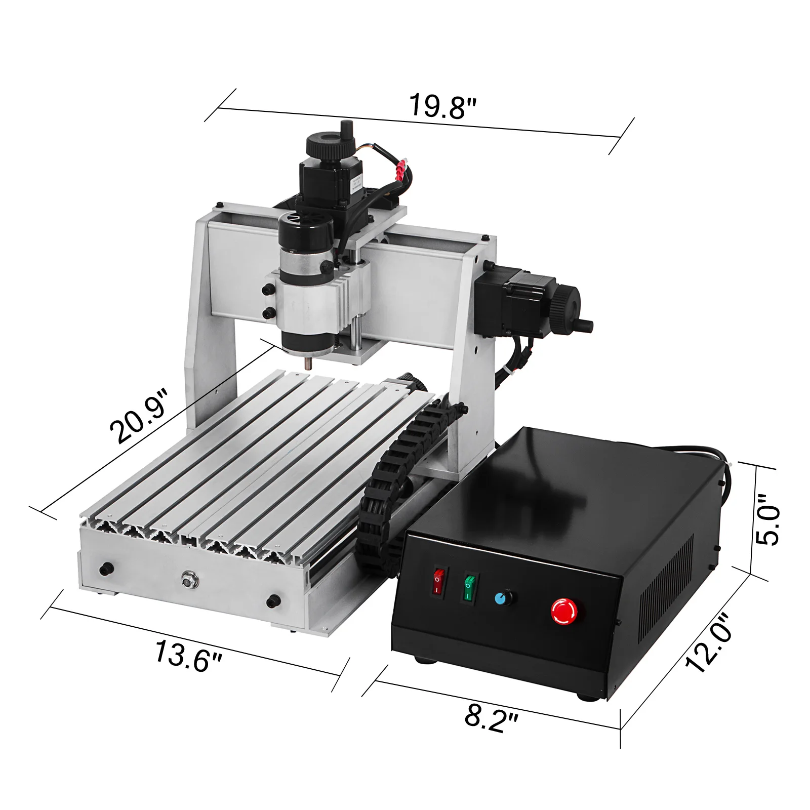 VEVOR 3 Axis CNC Router Kit 3020 300W Milling Engraver Machine 8000rpm Wood/Plastic
VEVOR 3 Axis CNC Router Kit 3020 300W Milling Engraver Machine 8000rpm Wood/Plastic