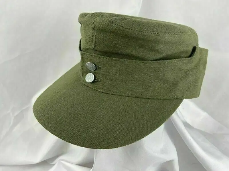 WWII WW2 GERMAN AFRICA ARMY SOLDIER SUMMER PANZER M43 FIELD COTTON CAP MILITARY HAT | Спорт и развлечения