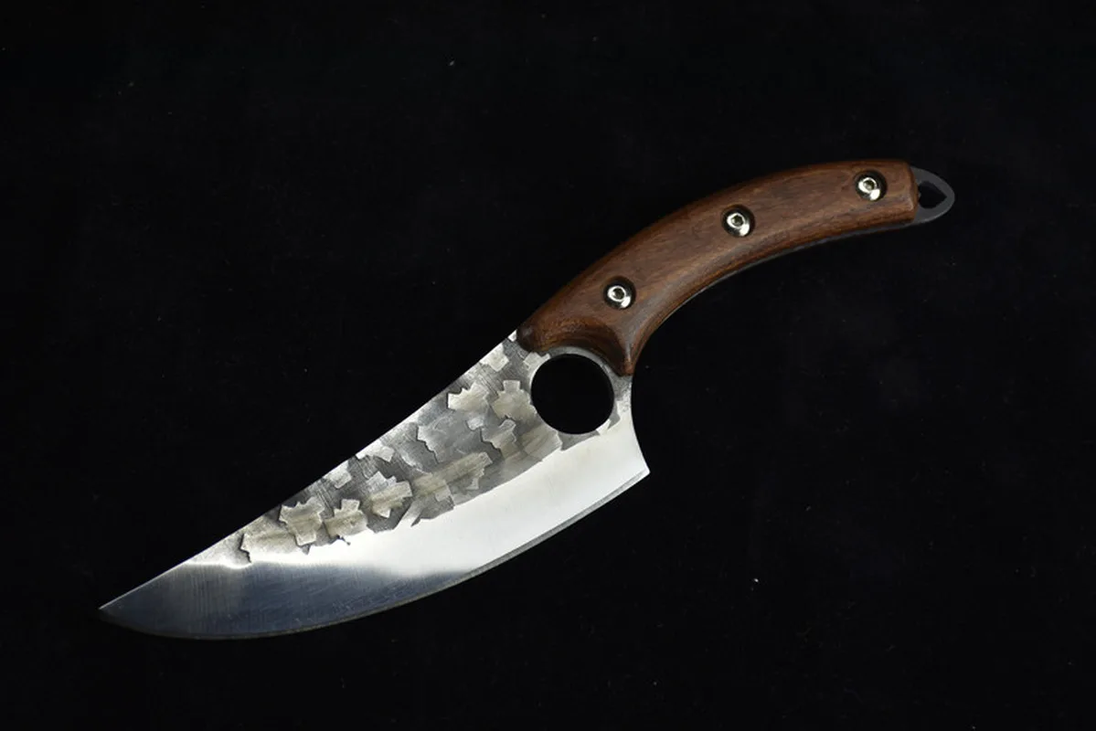 Hand-forged Kitchen Knife Small Scimitar Boning Knife Household Fruit Knife Outdoor Sliced Fish Cut Meat Slaughter Knife
Hand-forged Kitchen Knife Small Scimitar Boning Knife Household Fruit Knife Outdoor Sliced Fish Cut Meat Slaughter Knife