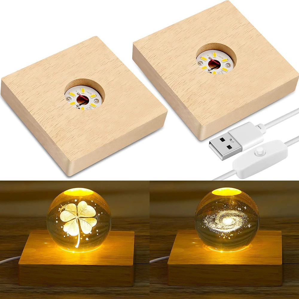 Lighted Wooden LED Lamp Bases Crystal Jewelry Resin Silicone Mold Luminous Display Lamp Holder for Resin Art USB Christmas Decor
Lighted Wooden LED Lamp Bases Crystal Jewelry Resin Silicone Mold Luminous Display Lamp Holder for Resin Art USB Christmas Decor