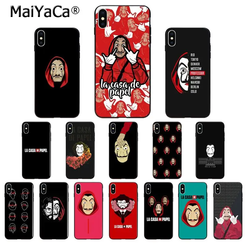 MaiYaCa Spain TV La Casa de papel Customer High Quality Phone Case for iphone 13 8 7 6 6S Plus 5 5S SE XR X XS MAX Coque Shell
MaiYaCa Spain TV La Casa de papel Customer High Quality Phone Case for iphone 13 8 7 6 6S Plus 5 5S SE XR X XS MAX Coque Shell