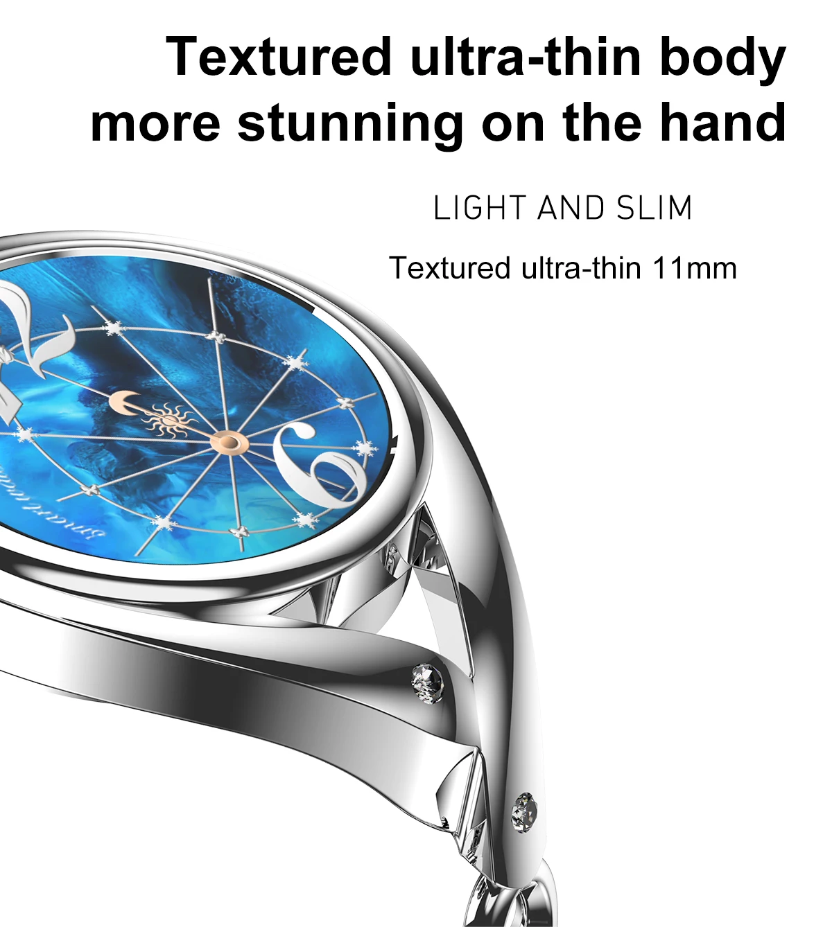 Ladies Smart Watch DIY Dial All Stainless Steel IP68 Waterproof BT5.0 LEM1995 Watch Lady Gift
Ladies Smart Watch DIY Dial All Stainless Steel IP68 Waterproof BT5.0 LEM1995 Watch Lady Gift