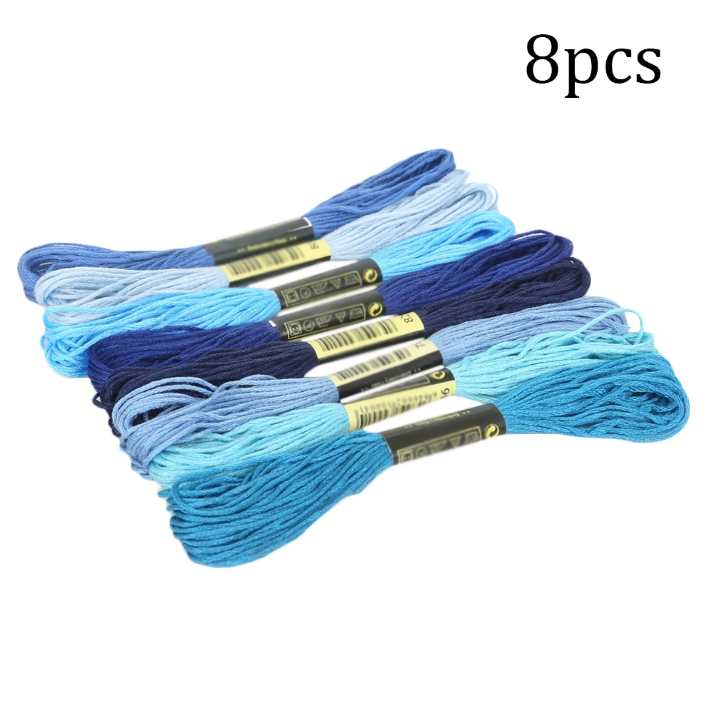 8Pcs Multicolor Similar DMC Thread Cross Stitch Cotton Sewing Skeins Embroidery Thread Floss Kit DIY Sewing Tools
8Pcs Multicolor Similar DMC Thread Cross Stitch Cotton Sewing Skeins Embroidery Thread Floss Kit DIY Sewing Tools