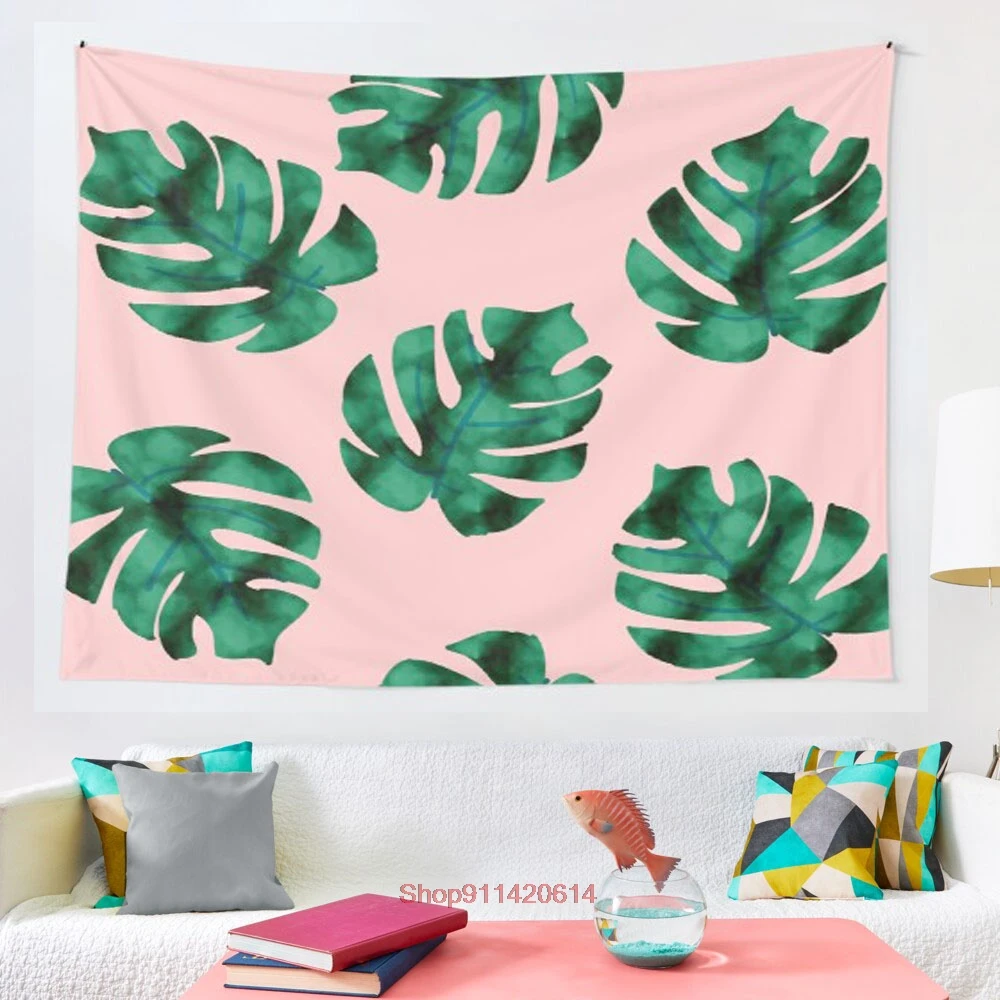 Tropical fern leaves on peach tapestry Wall Hanging Tapestries for Living Room Beach Towel Blanket
Tropical fern leaves on peach tapestry Wall Hanging Tapestries for Living Room Beach Towel Blanket