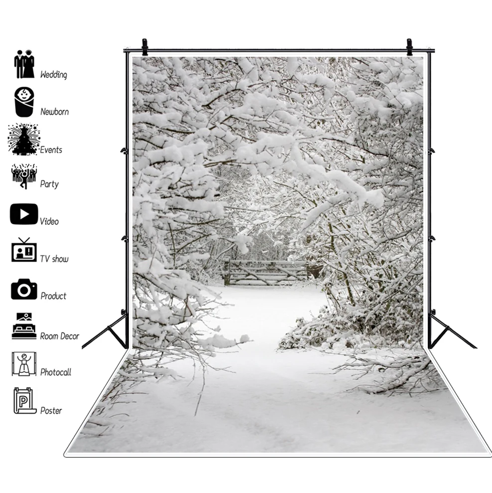 Laeacco Winter Park Snow Tree Branches Christmas Room Decoration Backdrop Photographic Photo Background For Photo Studio
Laeacco Winter Park Snow Tree Branches Christmas Room Decoration Backdrop Photographic Photo Background For Photo Studio
