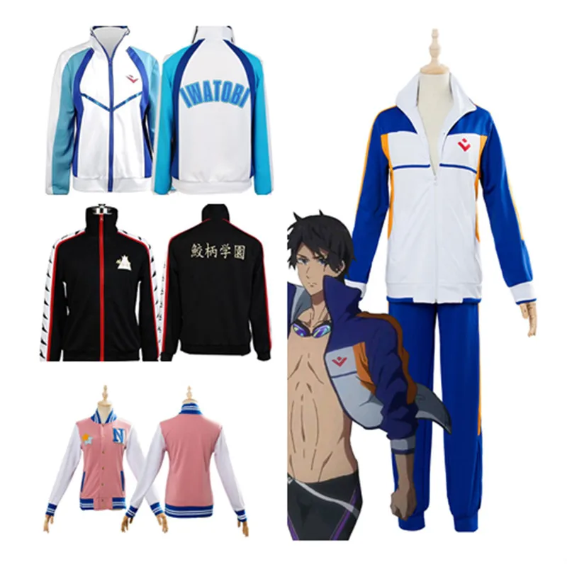 Anime Free Iwatobi Swim Club Nagisa Rin Matsuoka Cosplay Costume Hazuki Nagisa Baseball Uniform Jacket Sweatshirt Pants Outfits
Anime Free Iwatobi Swim Club Nagisa Rin Matsuoka Cosplay Costume Hazuki Nagisa Baseball Uniform Jacket Sweatshirt Pants Outfits
