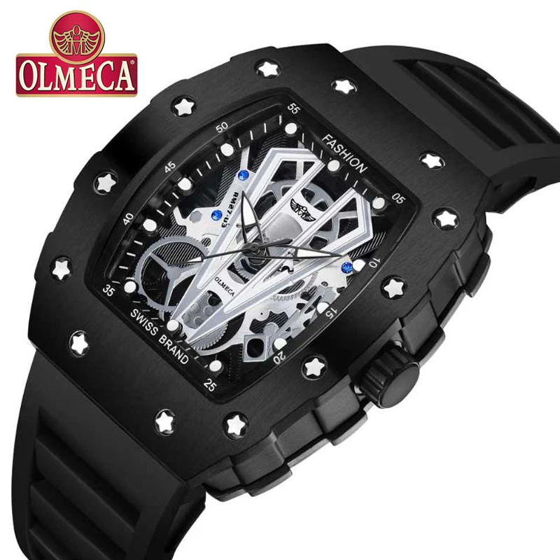 OLMECA Hollow Dial Luxury Sports Watches Men Fashion Luxury Quartz Watch Waterproof Casual Military Wrist Watch Clock Relogio
OLMECA Hollow Dial Luxury Sports Watches Men Fashion Luxury Quartz Watch Waterproof Casual Military Wrist Watch Clock Relogio