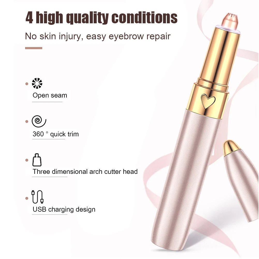 Электрический триммер для бровей, женский макияж, профессиональный безболезненный эпилятор для бровей, мини-бритва, бритвы, средство для уд...
Электрический триммер для бровей, женский макияж, профессиональный безболезненный эпилятор для бровей, мини-бритва, бритвы, средство для уд...
