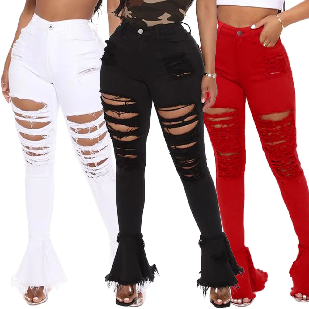 Джинсы женские рваные в стиле пэчворк, расклешенные брюки с завышенной талией, с оборками, синие джинсовые штаны, осень 2020
Джинсы женские рваные в стиле пэчворк, расклешенные брюки с завышенной талией, с оборками, синие джинсовые штаны, осень 2020