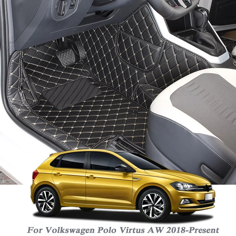 Car Styling PU Leather Floor Mat For Volkswagen Polo Virtus AW 2018- Present LHD Auto Foot Pad Automobile Carpet Cover Accessory 
Car Styling PU Leather Floor Mat For Volkswagen Polo Virtus AW 2018- Present LHD Auto Foot Pad Automobile Carpet Cover Accessory