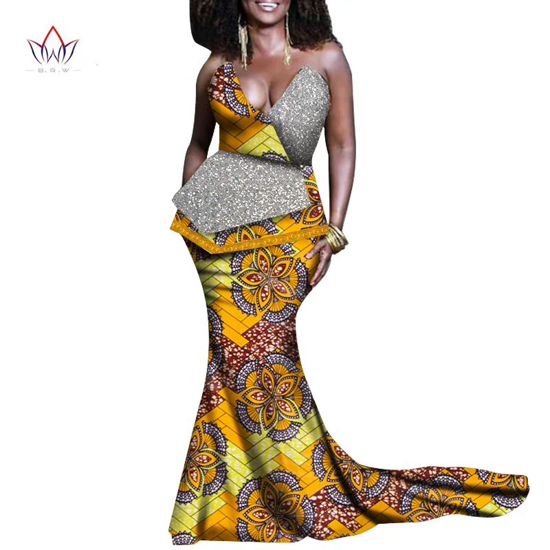 Africa Clothes African Dashiki New bazin riche Fashion Suit (Top And skirt) femme plus size women clothing two piece set WY1089
Africa Clothes African Dashiki New bazin riche Fashion Suit (Top And skirt) femme plus size women clothing two piece set WY1089