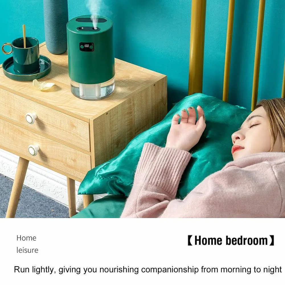 Smart Household Humidifier Diffuser 2000mAh USB Rechargeable Portable Double Maker Spray Desktop Outlet Purifier Air Mist X1Z6
Smart Household Humidifier Diffuser 2000mAh USB Rechargeable Portable Double Maker Spray Desktop Outlet Purifier Air Mist X1Z6