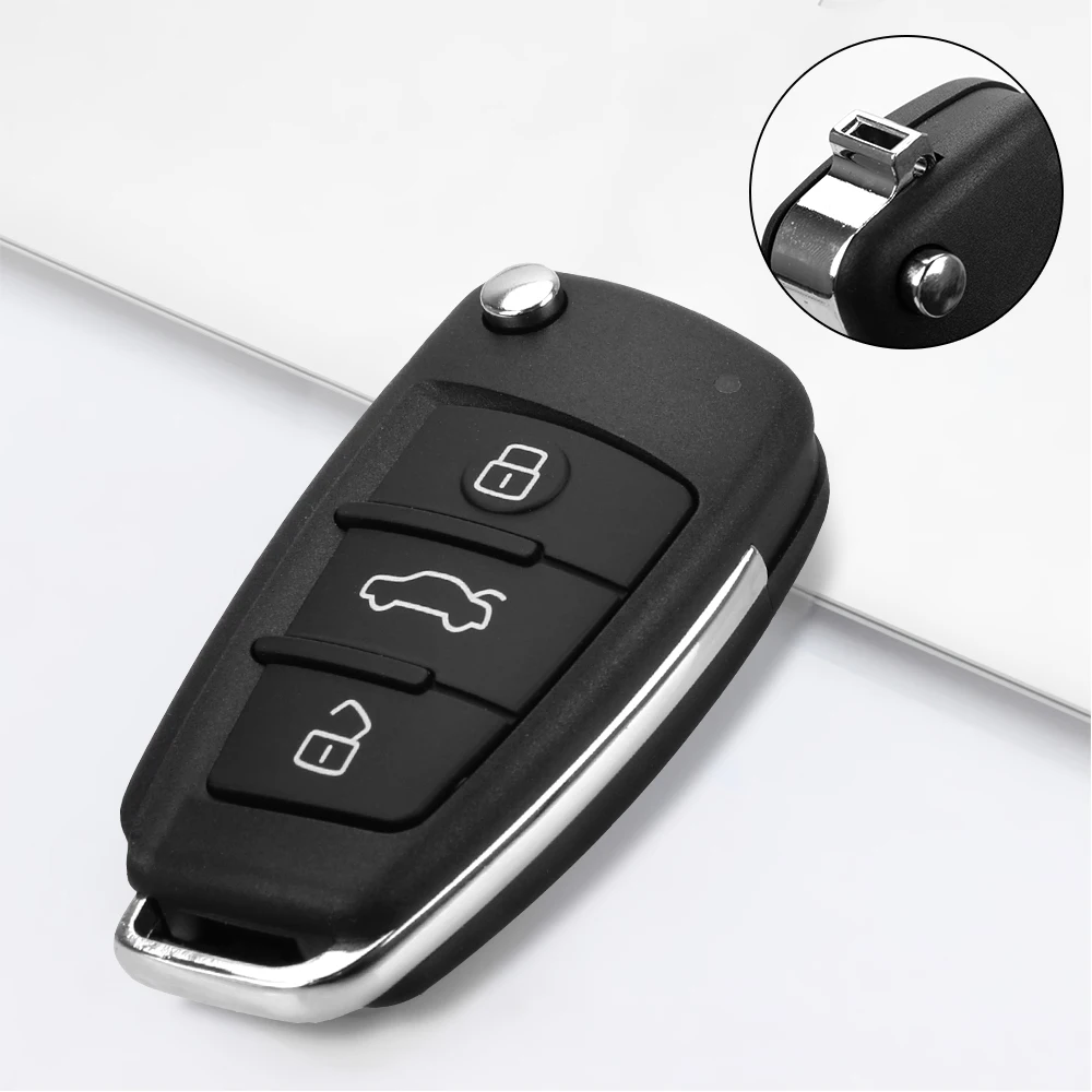 Car Key Shell Folding Remote Flip Case 3 Button Key Fob Case Car Accessories No Blade For Audi A2 A3 A4 A6 A6L A8 Q7 TT 
Car Key Shell Folding Remote Flip Case 3 Button Key Fob Case Car Accessories No Blade For Audi A2 A3 A4 A6 A6L A8 Q7 TT