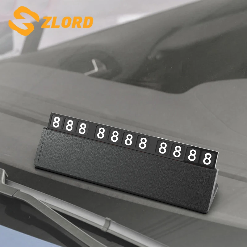 Zlord Car Temporary Parking Card Phone Number Card Plate Telephone Number Car Park Stop Automobile Accessories Car-styling
Zlord Car Temporary Parking Card Phone Number Card Plate Telephone Number Car Park Stop Automobile Accessories Car-styling