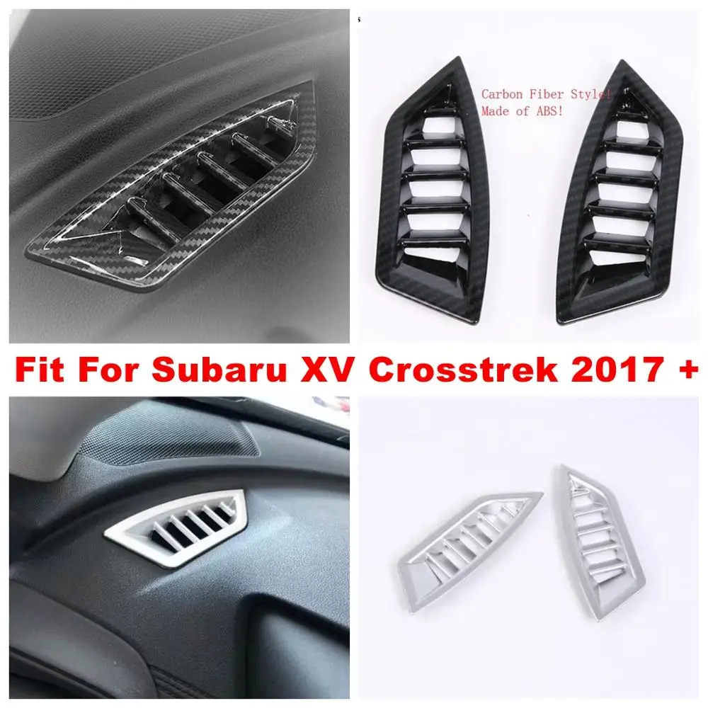 Side Air Conditioning AC Vents Cover Trim Dashboard Air Outlet Decoration Cover Trim Fit For Subaru XV Crosstrek 2017 - 2021
Side Air Conditioning AC Vents Cover Trim Dashboard Air Outlet Decoration Cover Trim Fit For Subaru XV Crosstrek 2017 - 2021