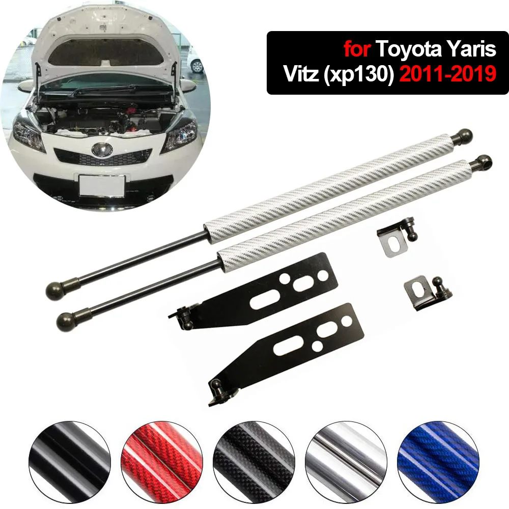 Для Toyota Yaris Vitz Vios (xp130) (xp150) 2011 2019 передняя крышка капота модифицирующие газовые
