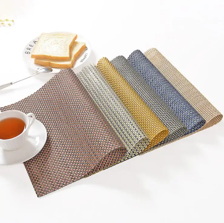 4/6 pieces Placemat PVC Washable Table mats Decorative Dining Table Non-Slip Heat Resistant Placemats Kitchen Table Mat
4/6 pieces Placemat PVC Washable Table mats Decorative Dining Table Non-Slip Heat Resistant Placemats Kitchen Table Mat
