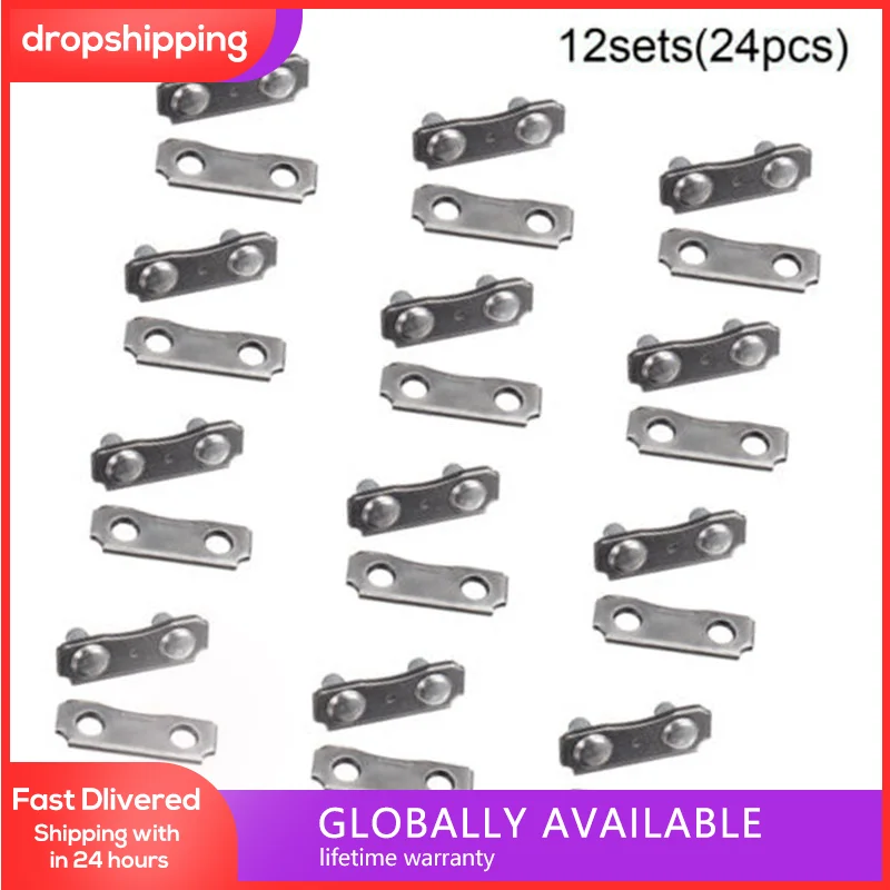 12 Sets Chainsaw Chain Repair Links 3/8LP Pitch - .043 .050 Gauge Tools Kit Chainsaw Parts And Replacement Accessories
12 Sets Chainsaw Chain Repair Links 3/8LP Pitch - .043 .050 Gauge Tools Kit Chainsaw Parts And Replacement Accessories