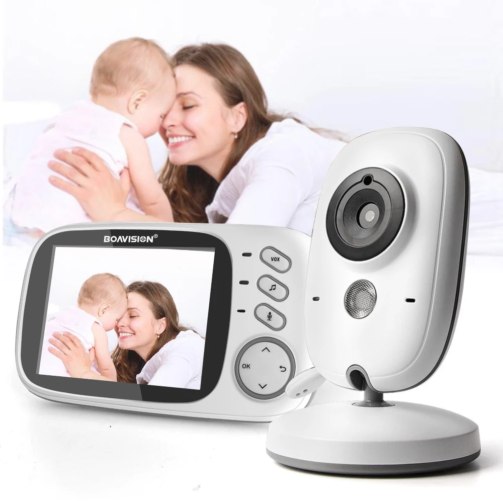 Smart VB603 Wireless Video Baby Monitor with 3.2Inches LCD 2 Way Audio Talk Night Vision Surveillance Security Camera Babycare
Smart VB603 Wireless Video Baby Monitor with 3.2Inches LCD 2 Way Audio Talk Night Vision Surveillance Security Camera Babycare