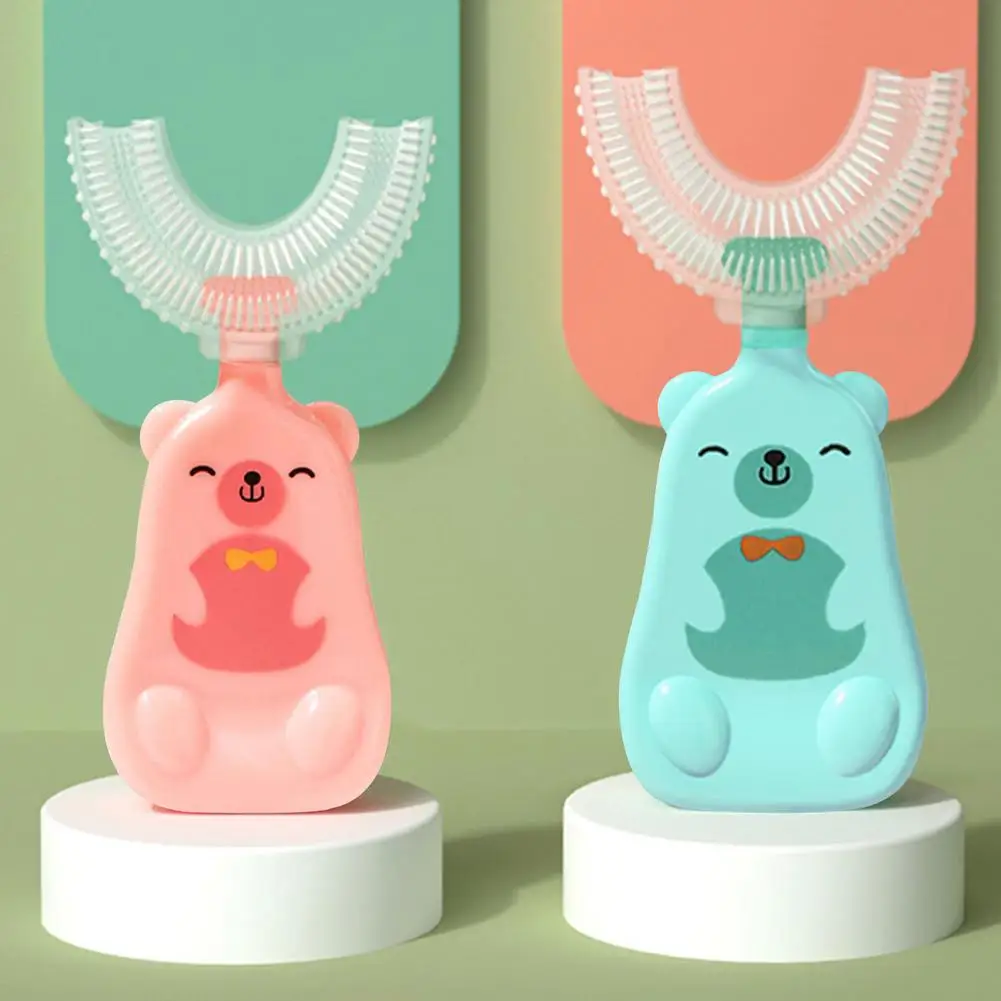 1Pcs Size S/L Choose Liquid Silicone Baby Toothbrush U-shape Cute Cartoon Children Manual Toothbrush Oral Care for 2-12 Years
1Pcs Size S/L Choose Liquid Silicone Baby Toothbrush U-shape Cute Cartoon Children Manual Toothbrush Oral Care for 2-12 Years