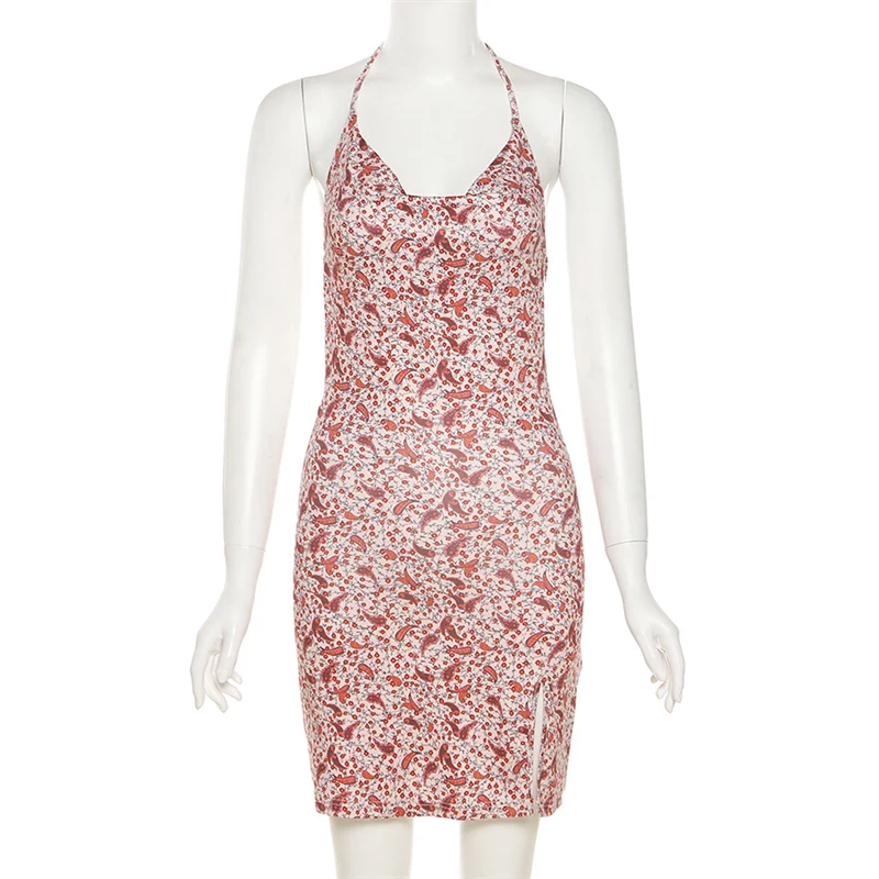 Summer women's new style sling, Low-cut, Open back, Thin, Thin, Sexy buttocks dress,Party Dinner Splicing Glamorous Fashionable
Summer women's new style sling, Low-cut, Open back, Thin, Thin, Sexy buttocks dress,Party Dinner Splicing Glamorous Fashionable