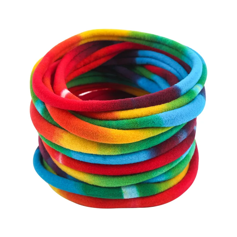60pcs Soft Tie Dye Rainbow Color Nylon Headband Hair Tie Elastic Hair Band Kids Headband Turban Girl DIY Hair Accessories
60pcs Soft Tie Dye Rainbow Color Nylon Headband Hair Tie Elastic Hair Band Kids Headband Turban Girl DIY Hair Accessories