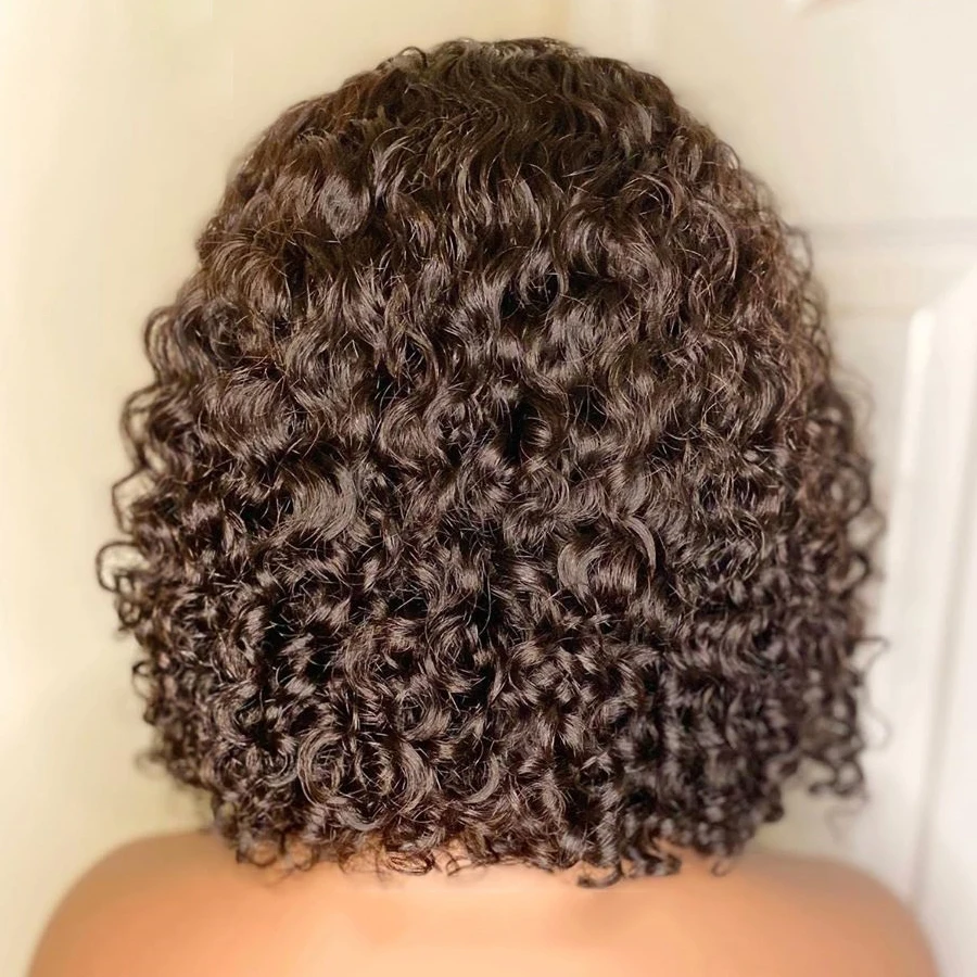 Middle Part Short Cut Bob Synthetic Lace Front Wig Kinky Curly With Baby Hair For Black Women Preplucked 180% Density Glueless
Middle Part Short Cut Bob Synthetic Lace Front Wig Kinky Curly With Baby Hair For Black Women Preplucked 180% Density Glueless