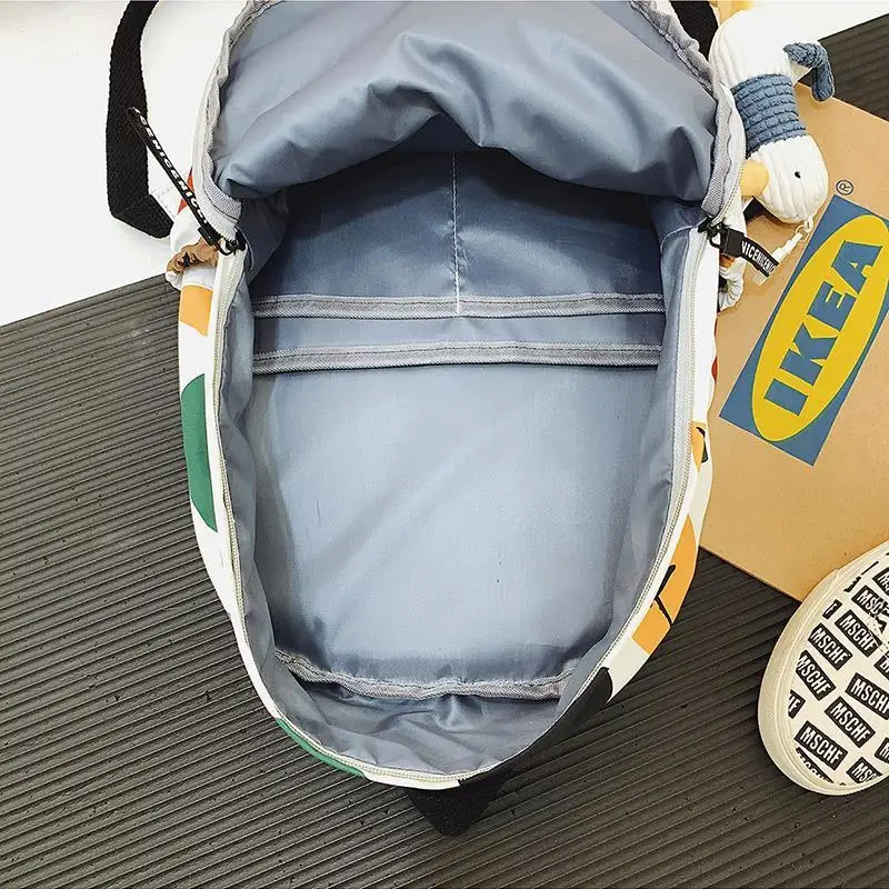 Backpacks Print Nylon Waterproof Side Pockets Large Capacity Teens Couples School Bag Colorful Travel Book High Street Harajuku
Backpacks Print Nylon Waterproof Side Pockets Large Capacity Teens Couples School Bag Colorful Travel Book High Street Harajuku