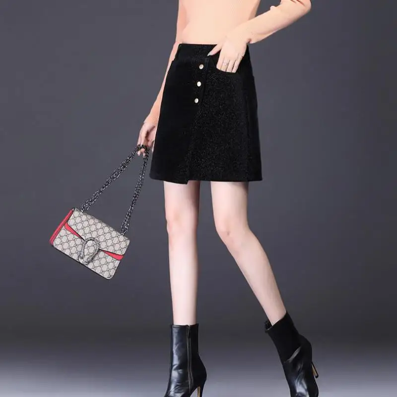 Autumn & Winter New High Waist Slimming Irregular Skirt Sexy Black Short Skirt Casual All-match Women A-line Skirt Free Shipping 
Autumn & Winter New High Waist Slimming Irregular Skirt Sexy Black Short Skirt Casual All-match Women A-line Skirt Free Shipping